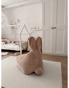 Fotoliu puf pentru copii roz deschis Funny Bunny – The Brooklyn Kids