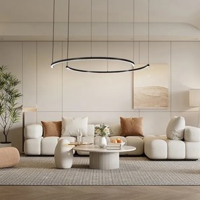 Immax NEO 07329L - Lampă LED reglabilă suspendată pe cablu FINO 72W/230V 120 cm neagră Tuya+telecomandă