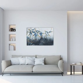 Tablou - Bambus pe perete (90x60 cm)