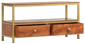 Servanta, 90 x 30 x 45 cm, lemn masiv de acacia