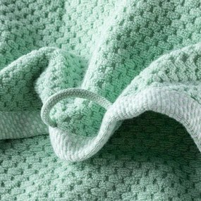 decoDoma Set de prosoape din frotir MODENA verde 50 x 100 cm, 4 buc