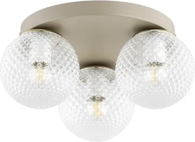 Brilagi - Plafonieră STELLA 3xE27/60W/230V Ø 35 cm bej/auriu