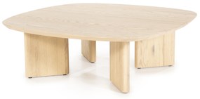 Masuta de cafea Stef din lemn de stejar natur medie