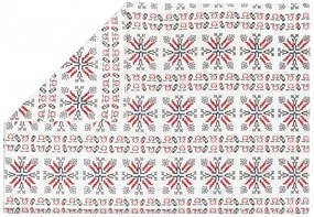Suport pentru farfurie cu 2 fete, 33x48 cm, 100% bumbac, Traditional