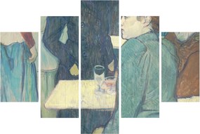 Tablou - Henri de Toulouse-Lautrec, A Corner of the Moulin de la Galette, reproducere (150x105 cm)