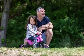 Funny Wheels RIDER SUPER SPORT - Bicicletă fără pedale 2 în 1, roz/negru