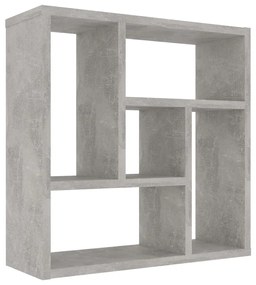 802952 vidaXL Raft de perete, gri beton, 45,1x16x45,1 cm, PAL