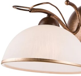 Aplica de perete COBRA, 1 x E27, 60 W, 230 V, bronz/patină