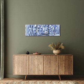 Tablou - 3D Abstract (cu ceas) (90x30 cm)