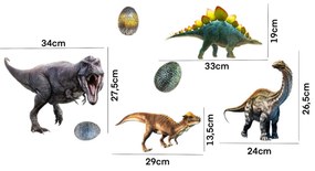 Set de autocolante "Dinozauri"