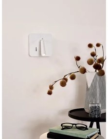 Spot LED de perete Lucide 77282/03/31 OREGON LED/4W/230V USB alb