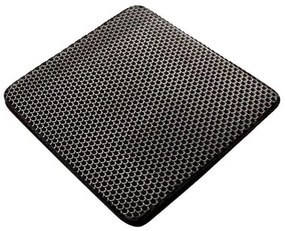 Covor pentru colectarea granulelor de nisip, pentru pisici, negru, 30x30 cm