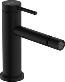 Baterie bideu Hansgrohe Tecturis S monocomanda finisaj negru mat cu ventil Pop-Up
