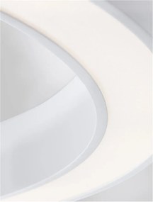 Lustra LED aplicata design modern OPAL 60W alba