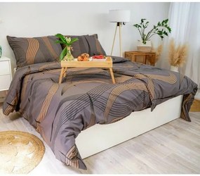 Stanex Lenjerie de pat din satin Gold Ribbon, 140x 220 cm, 70 x 90 cm