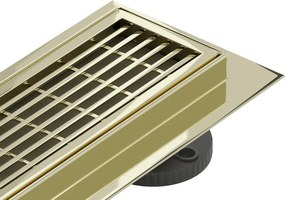 Mexen Flat 360° Drenaj liniar rotativ M33 de 100 cm, auriu - 1533100-40