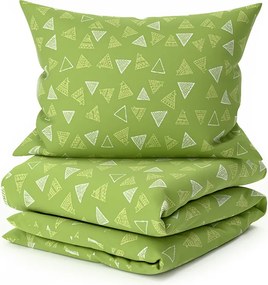 Lenjerie de pat din microfibra TREVA verde Dimensiune lenjerie de pat: 70 x 90 cm | 140 x 220 cm
