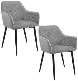 Scaun de masă Sunanda (Gri) (2buc). 1069503