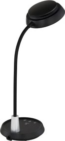 Globo 58496S - Lampă de birou LED tactilă reglabilă KIRK LED/12W/230V, neagră