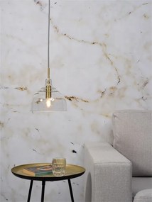 Lustra, Pendul elegant din sticla Brussels transparent/gold, round