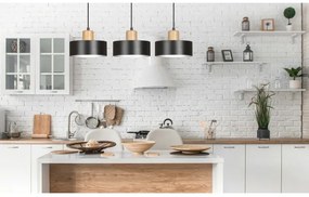 Lustră pe cablu TORIN 3xE27/15W/230V negru