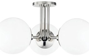 Lustra aplicata design modern STELLA nichel lucios