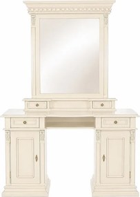 Masă lemn masiv Toaletă Bernhard, 140 × 48,5 × 83 cm - Fara