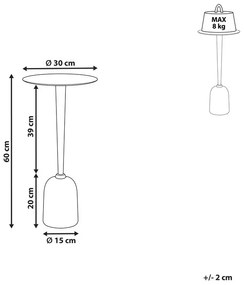 Măsuță laterală Suman (negru) . 1075837