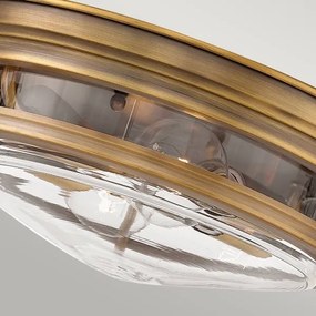 Quintiesse QN-HADRIAN-FS-BR-CLEAR Corp de iluminat exterior HADRIAN 2xE27/40W/230V IP44 bronz