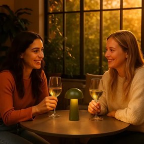 Rabalux 76038 - Lampă LED MIREO de exterior, tactilă, dimabilă, 1,5 W/5 V, IP44, 1200 mAh, USB, verde