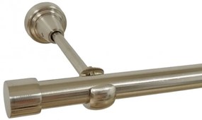 Galerie simpla fara inele capacel 19 mm INOX (Alege marime: 200 cm)