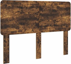 vidaXL Tăblie cap Stejar fumuriu 140 cm Lemn compozit