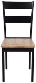 Set 2 buc. scaune pentru sufragerie Georgi (negru). 1010070