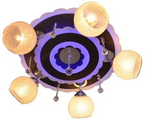 Spot LED ARONA 5xE27/15W/230V negru + LED