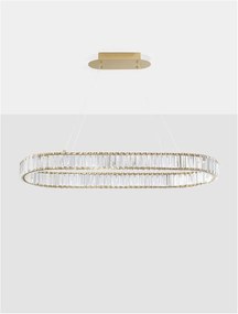 Lustra LED suspendata cristal design elegant AURELIA 48W