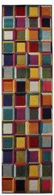 Covor Waltz Multi, Flair Rugs, 66x230 cm, polipropilena, multicolor