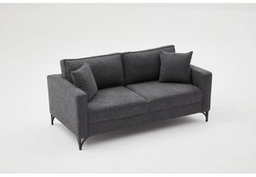 Canapea două locuri Berlunetta (antracit + negru). 1106641
