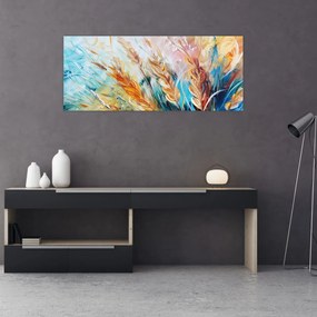 Tablou - Grâu, abstracție (120x50 cm)