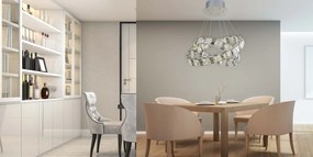 Lustra LED moderna suspendata Optica 4812-2CC SRT
