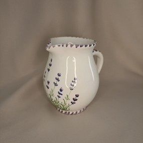 Carafă din ceramică 0.5L model lavandă