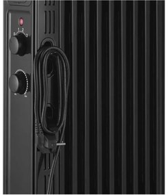 Sencor - radiator electric cu ulei, 9 secțiuni, 800/1200/2000W/230V, negru