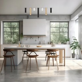 Spot GENESIS 1xGU10/8W/230V 20 cm negru