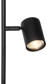 Lampa de podea moderna neagra cu 3 lumini - Jeana