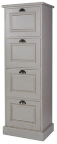 Dulap pentru dosare, gri ,din lemn de pin, aspect clasic, New York