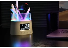 Lampă LED RGBW de masă cu suport de creioane Immax 08980L FALCON LED/10W/5V