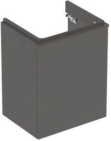 Geberit Smyle Square dulap 49.2x40.6x61.7 cm sub chiuveta pe perete negru 500.364.JK.1