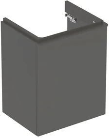 Geberit Smyle Square dulap 49.2x40.6x61.7 cm sub chiuveta pe perete negru 500.364.JK.1