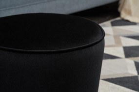 Puf Living Puf-Black Negru Bronz