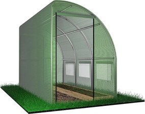 Solar de grădină pe jumătate 3 x 1,5 x 2 m