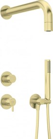 SILIA Set de duș incastrat NQS_R9XK Finisaj: auriu periat